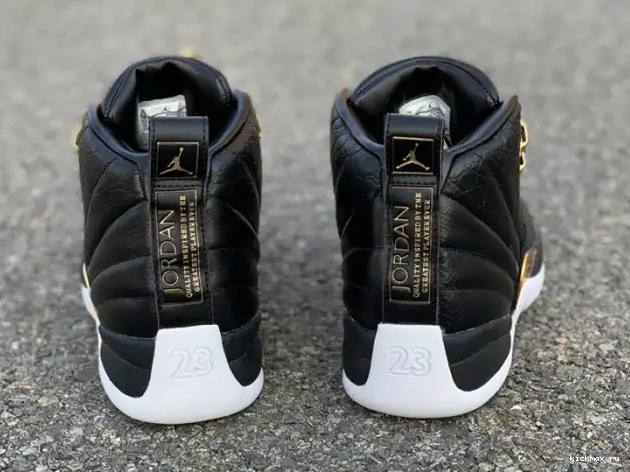 Rep MAX Air Gold-White Metallic AO6068-007 12 Jordan Black 'Reptile' Retro 0328